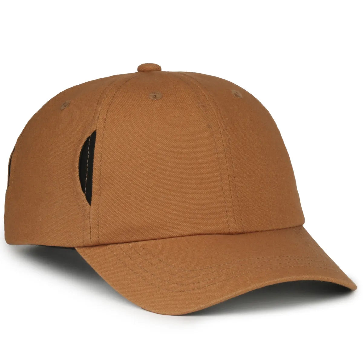Outdoor Cap CARG100 Unstructured Solid Panel Hat with Temple Side Pockets Unisex Accessories Hats & Caps