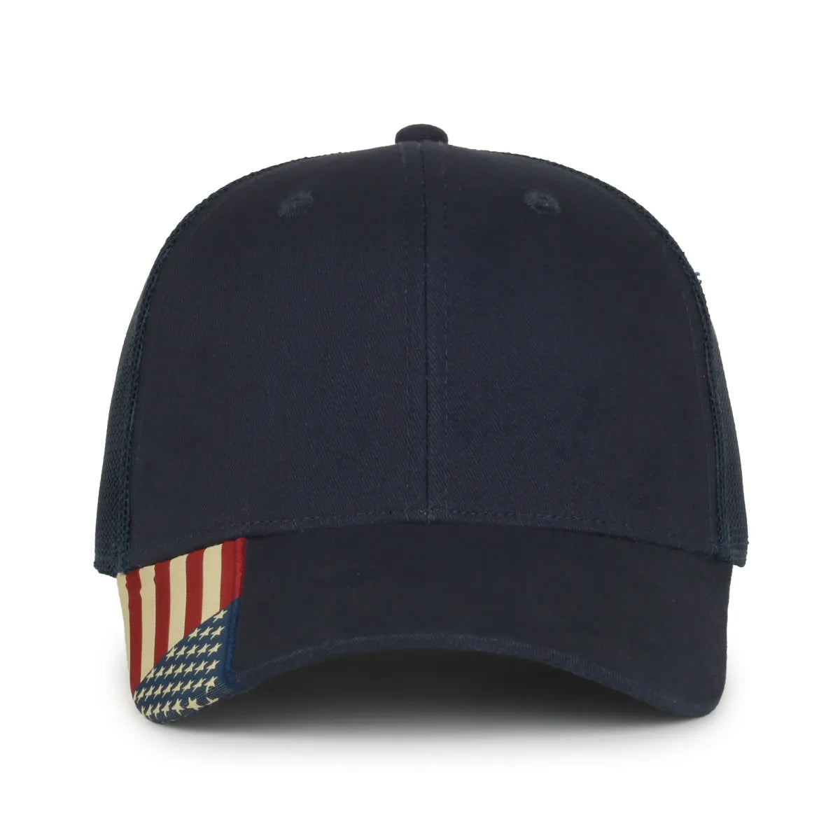 Outdoor Cap USA-300M American Flag Structured Trucker Hat Unisex Accessories Hats & Caps