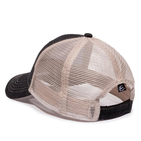 Outdoor Cap DN-200M Denim Structured Trucker Hat Unisex Accessories Hats & Caps