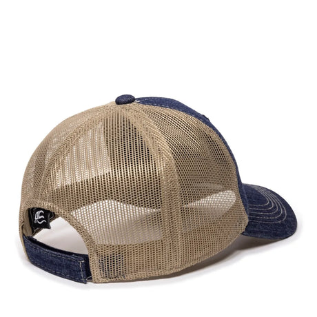 Outdoor Cap DN-200M Denim Structured Trucker Hat Unisex Accessories Hats & Caps