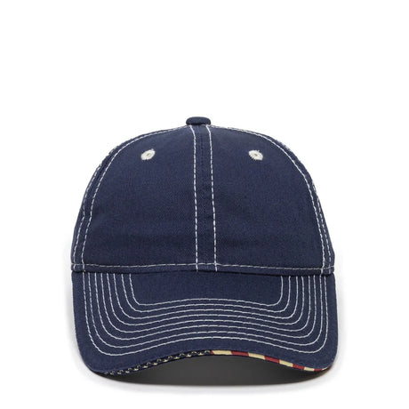 Outdoor Cap USA-850 Unstructured Solid Back Hat Unisex Accessories Hats & Caps