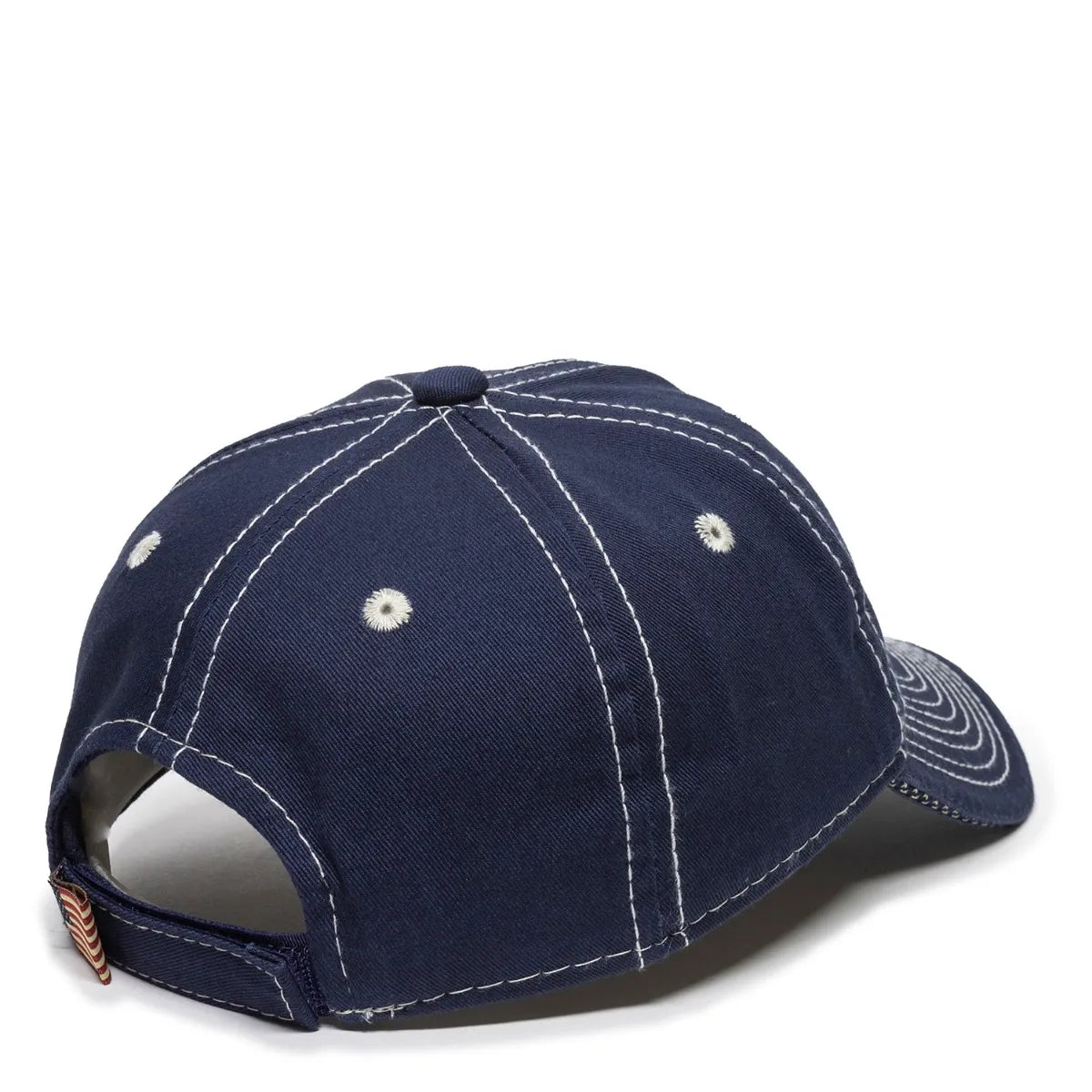 Outdoor Cap USA-850 Unstructured Solid Back Hat Unisex Accessories Hats & Caps