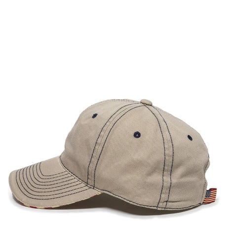 Outdoor Cap USA-850 Unstructured Solid Back Hat Unisex Accessories Hats & Caps