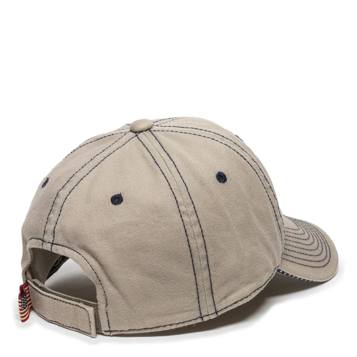 Outdoor Cap USA-850 Unstructured Solid Back Hat Unisex Accessories Hats & Caps