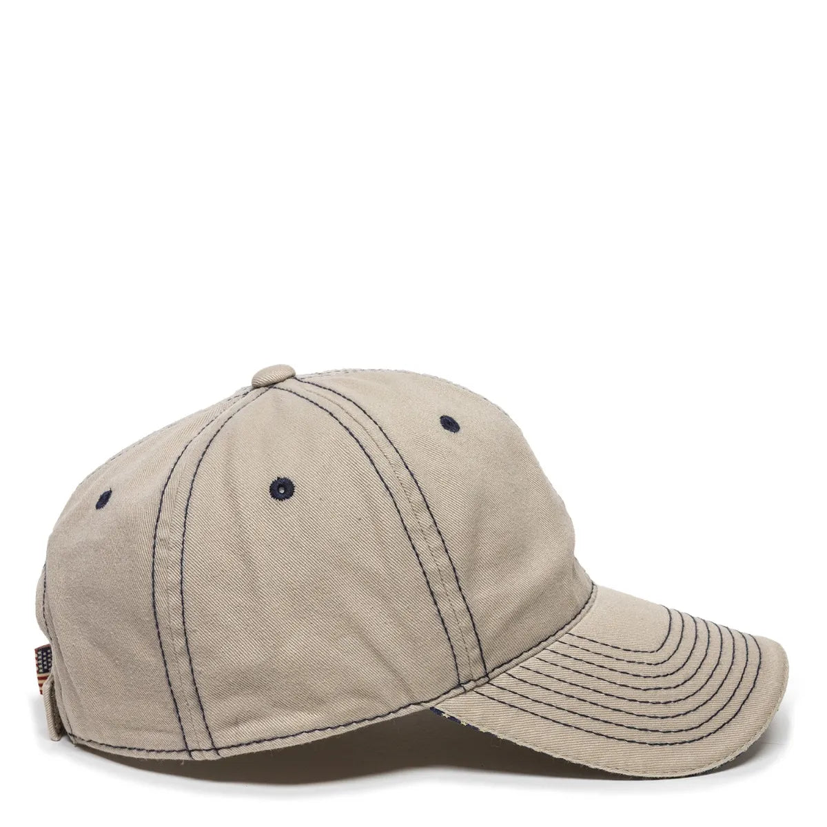 Outdoor Cap USA-850 Unstructured Solid Back Hat Unisex Accessories Hats & Caps