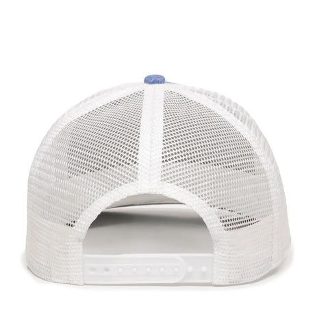 Outdoor Cap RGR-100M Heathered Structured Trucker Hat Unisex Accessories Hats & Caps