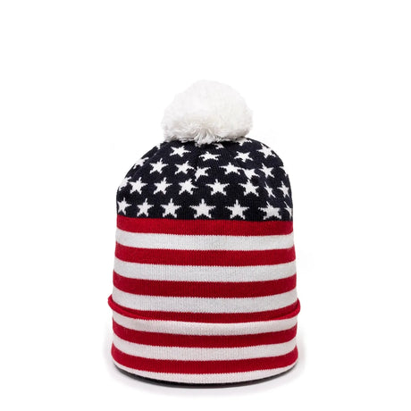 Outdoor Cap KNF-USA USA Flag Beanie Unisex Accessories Hats & Caps