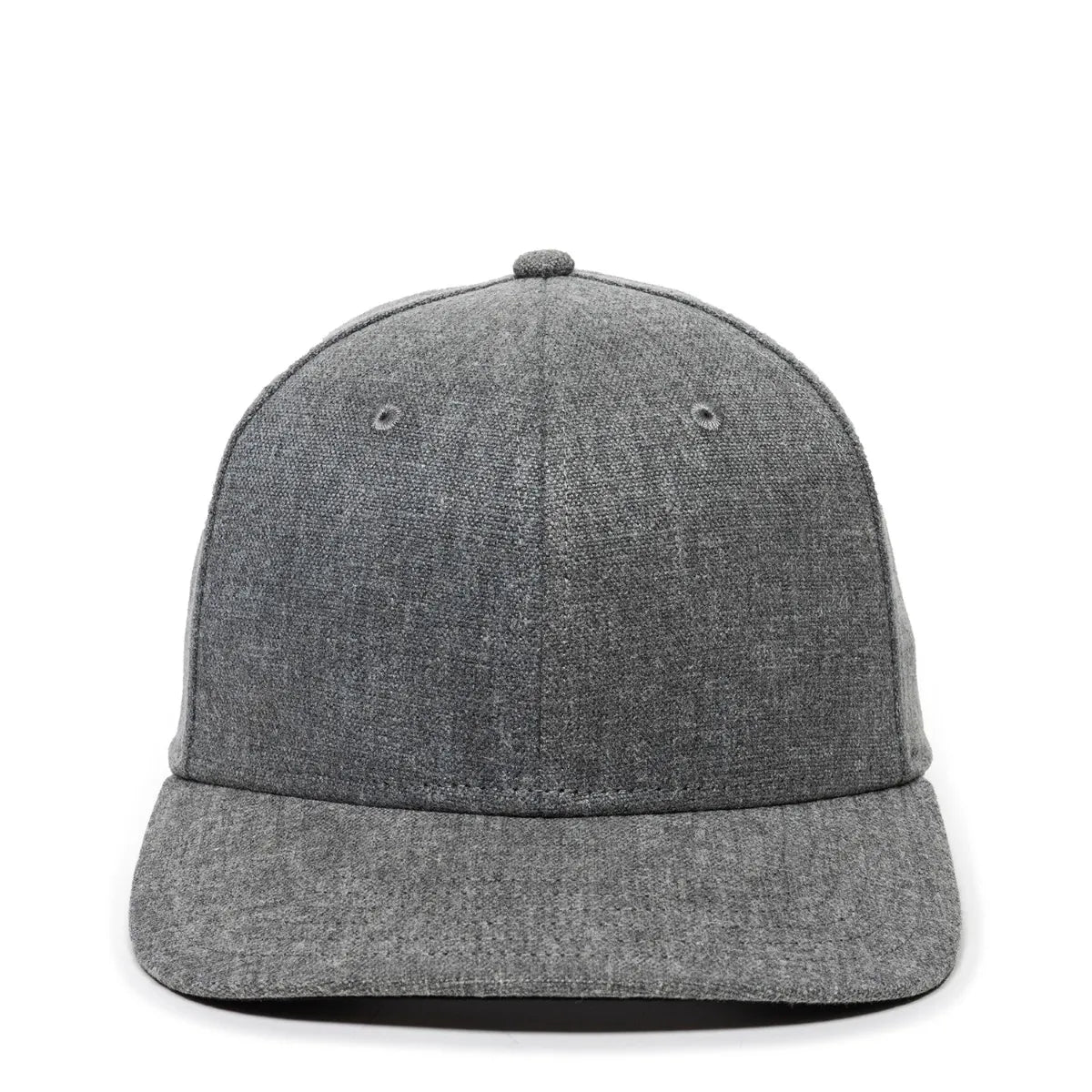 Outdoor Cap REDLBL110 Grey Hemp Blend Structured Solid Back Hat Unisex Accessories Hats & Caps