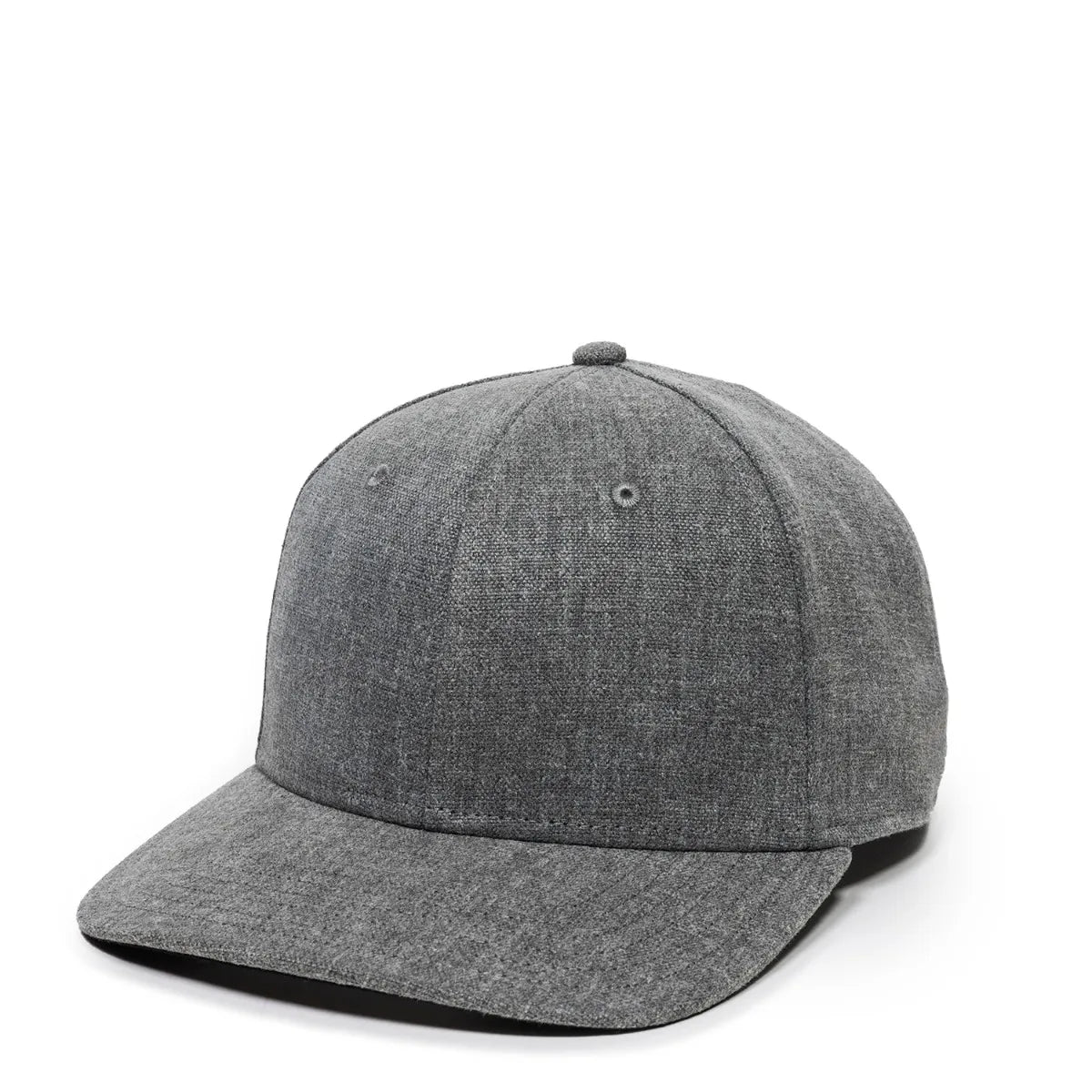 Outdoor Cap REDLBL110 Grey Hemp Blend Structured Solid Back Hat Unisex Accessories Hats & Caps