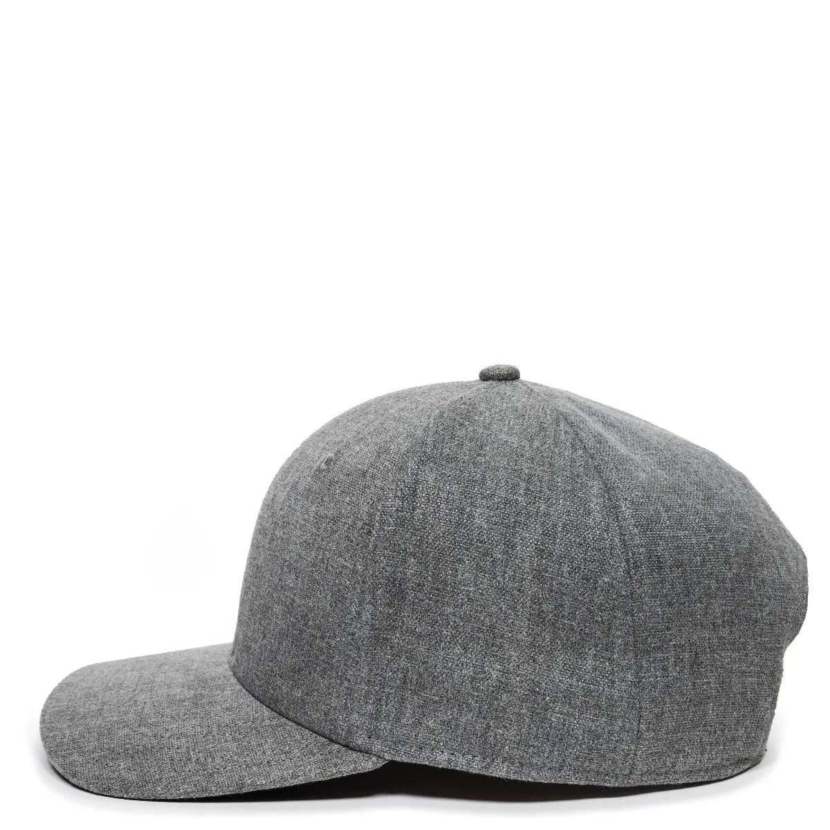 Outdoor Cap REDLBL110 Grey Hemp Blend Structured Solid Back Hat Unisex Accessories Hats & Caps
