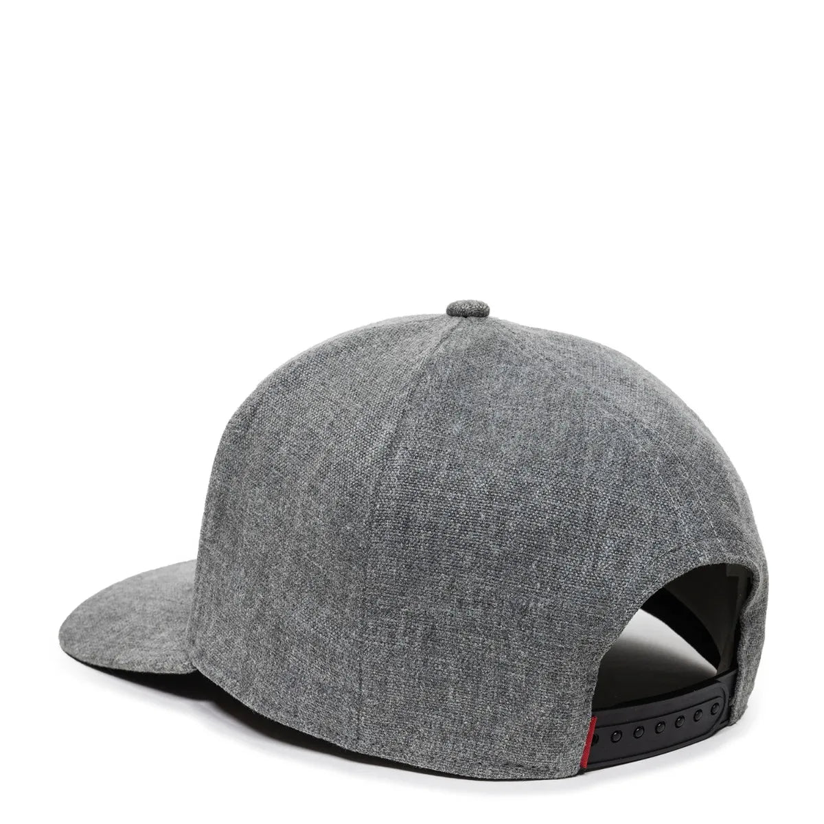 Outdoor Cap REDLBL110 Grey Hemp Blend Structured Solid Back Hat Unisex Accessories Hats & Caps