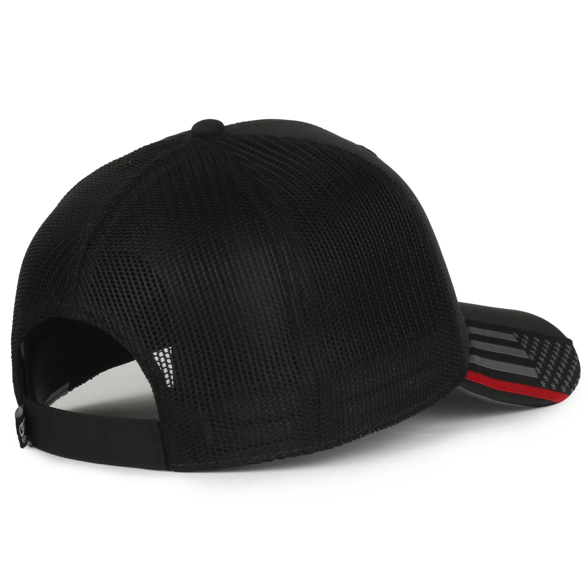 Outdoor Cap OC601M Black Service Stripes US FLAG Structured Trucker Hat Unisex Accessories Hats & Caps