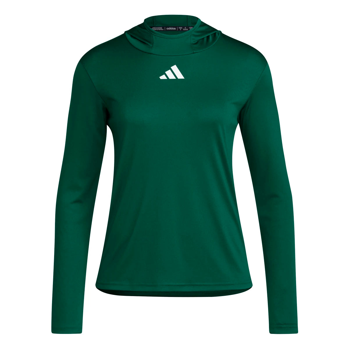 adidas Women's D4T Long Sleeve Lightweight Hoodie Tall Womens Apparel Sweatshirts & Fleece