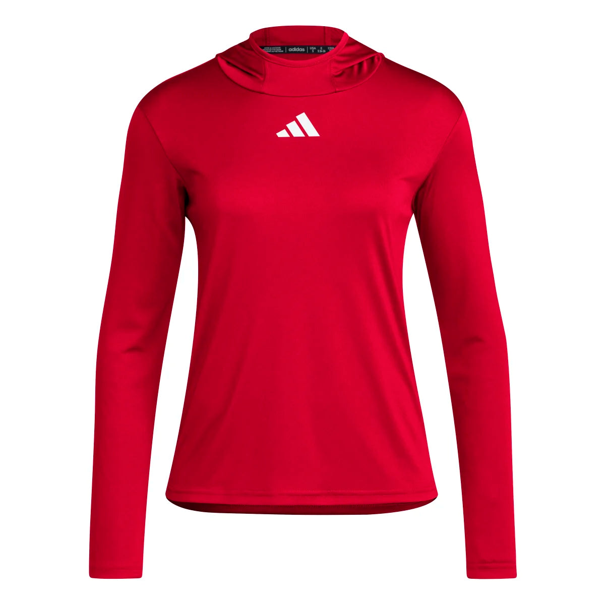 adidas Women's D4T Long Sleeve Lightweight Hoodie Tall Womens Apparel Sweatshirts & Fleece