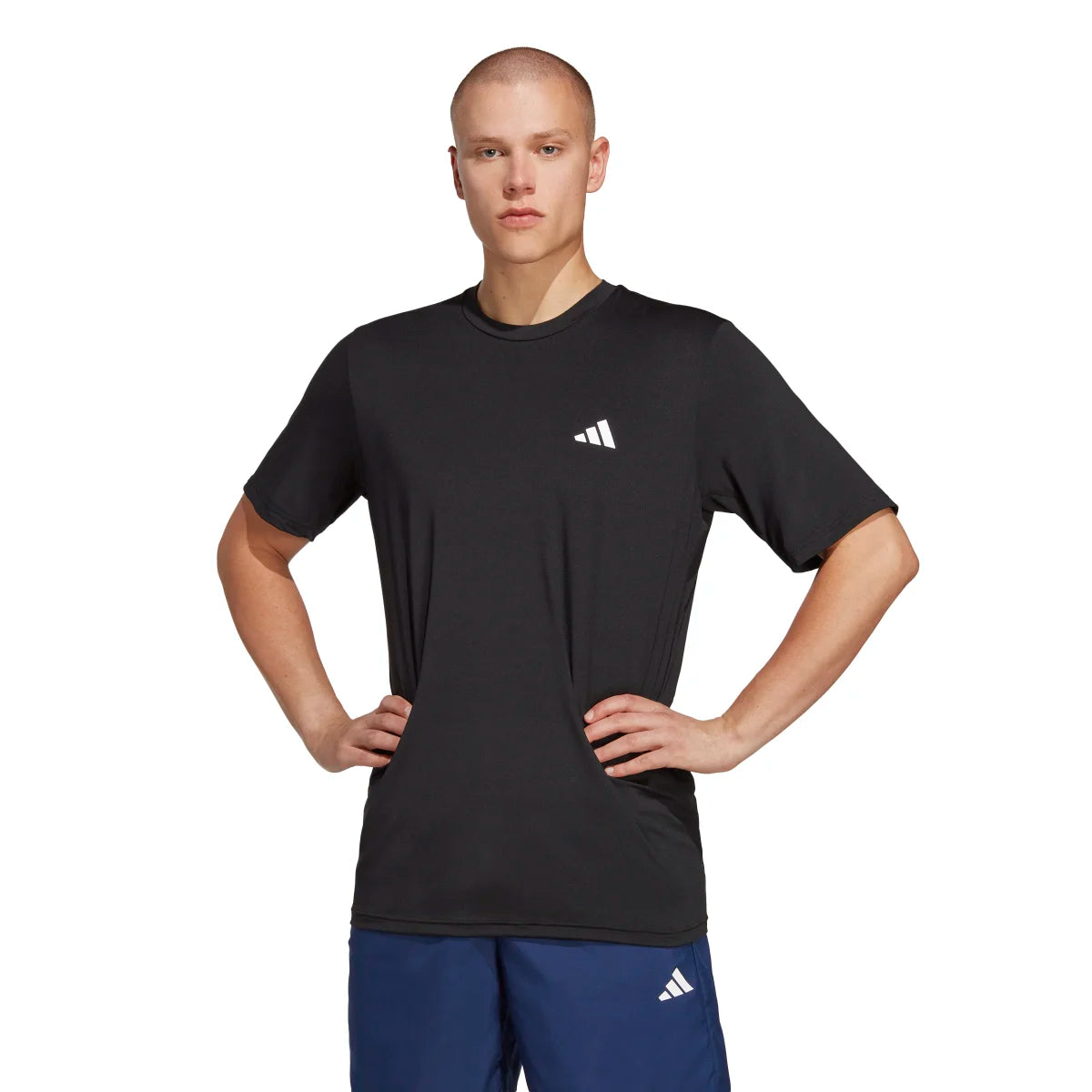 adidas Men's Train Essentials Stretch Training T-Shirt Tall Mens Apparel Shirts & Tops