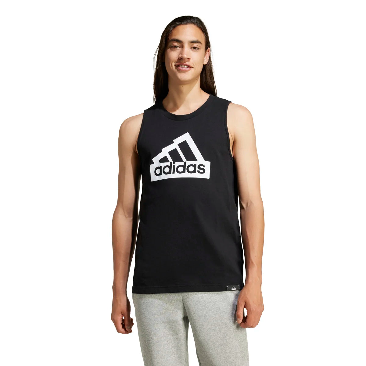 adidas Men's Modern Essentials Graphic Tank Top (Tall)-2