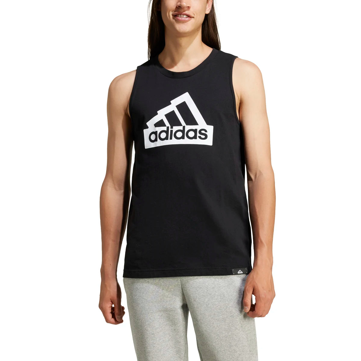 adidas Men's Modern Essentials Graphic Tank Top (Tall)-3