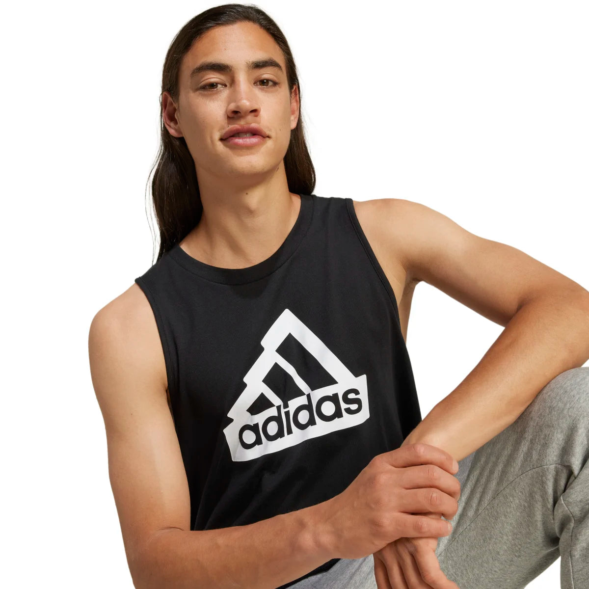 adidas Men's Modern Essentials Graphic Tank Top (Tall)-7