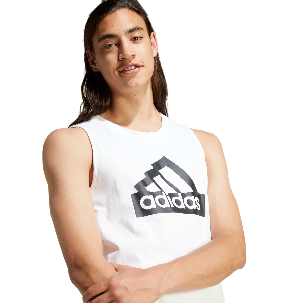 adidas Men's Modern Essentials Graphic Tank Top (Tall)-6