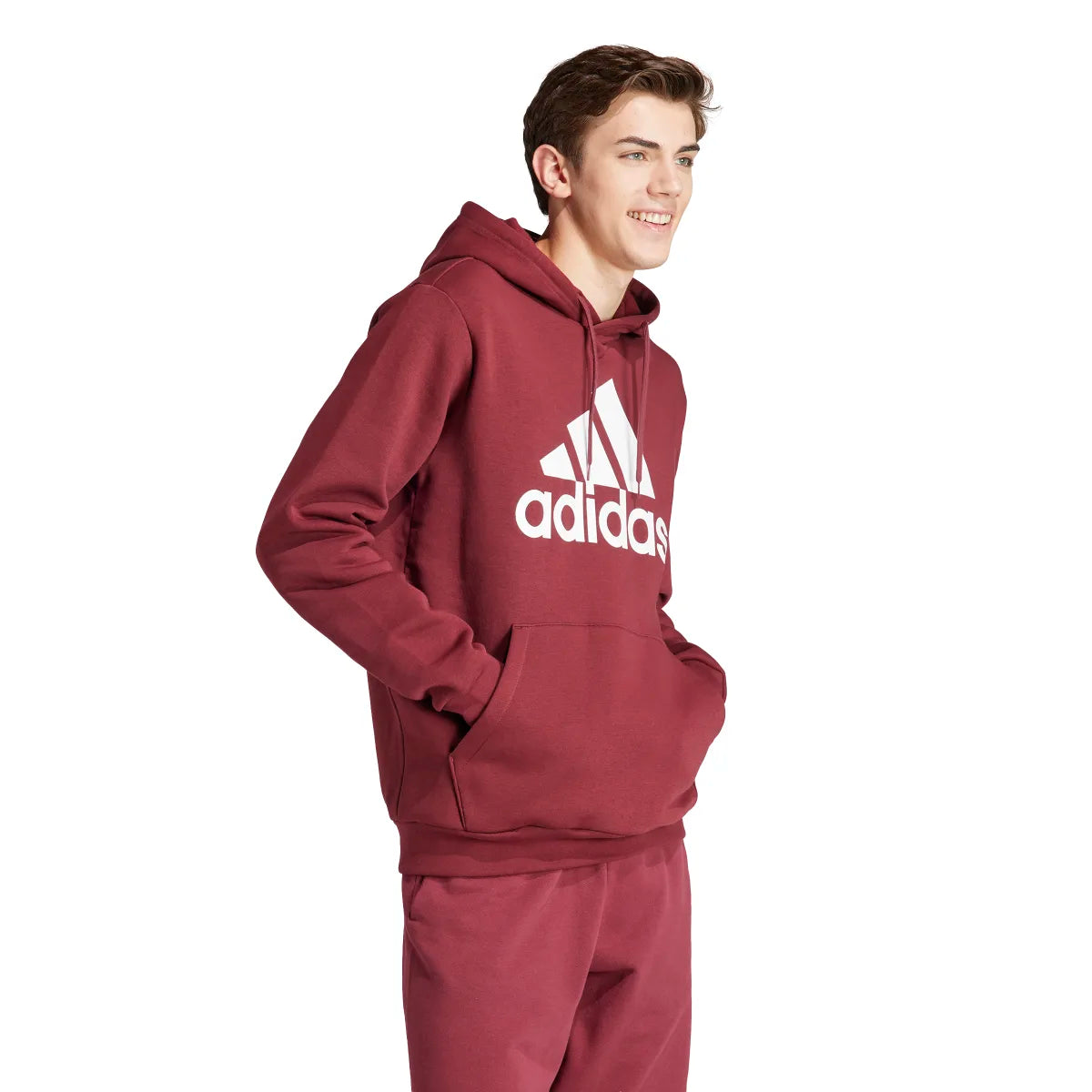 adidas Men's Essentials Fleece Big Logo Hoodie Mens Apparel Sweatshirts & Fleece