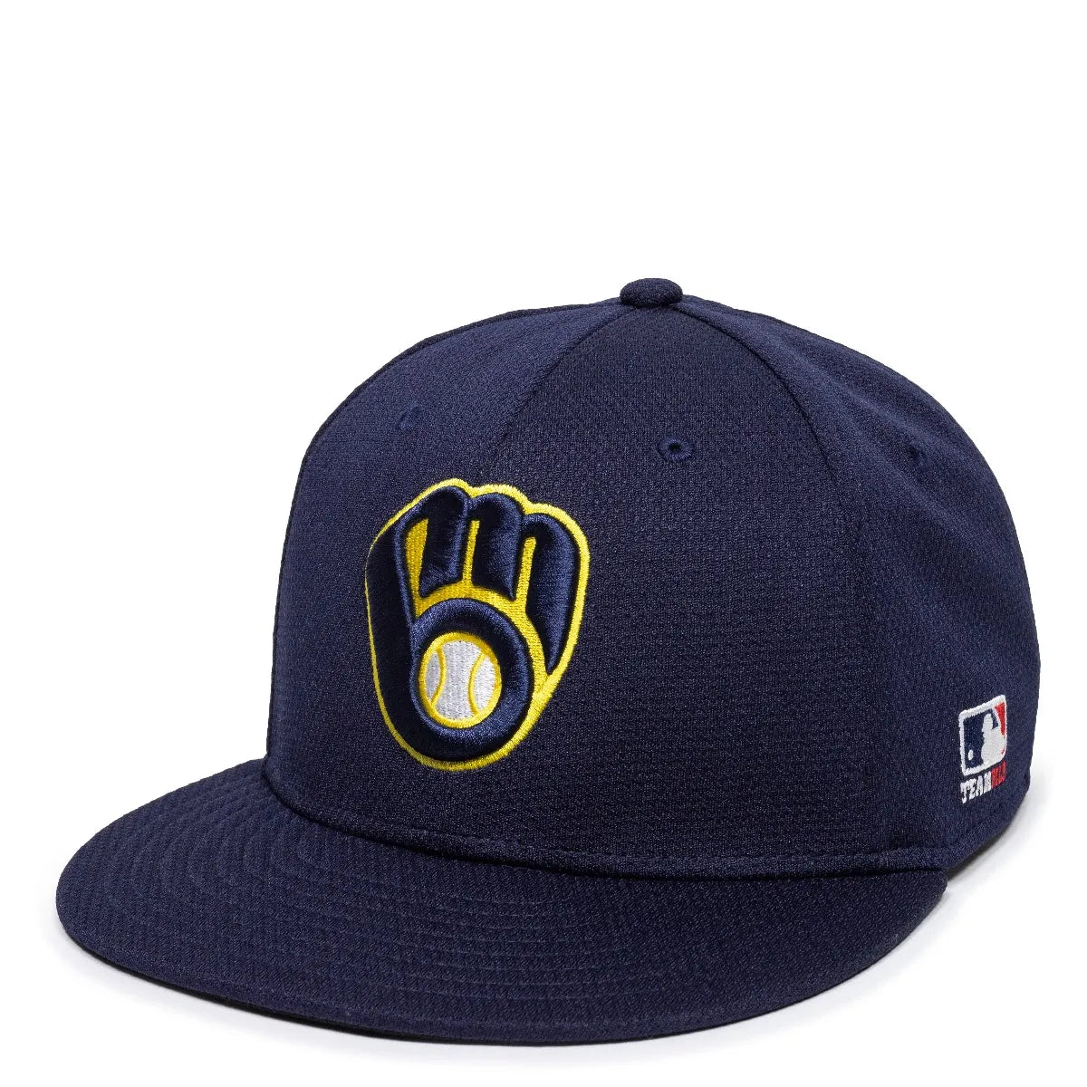 Outdoor Cap Milwaukee Brewers™ Official MLB® Replica Structured Solid Panel Hat (MLB-400)-4