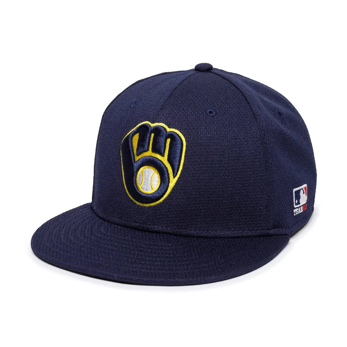 Outdoor Cap Milwaukee Brewers™ Official MLB® Replica Structured Solid Panel Hat (MLB-400)-4