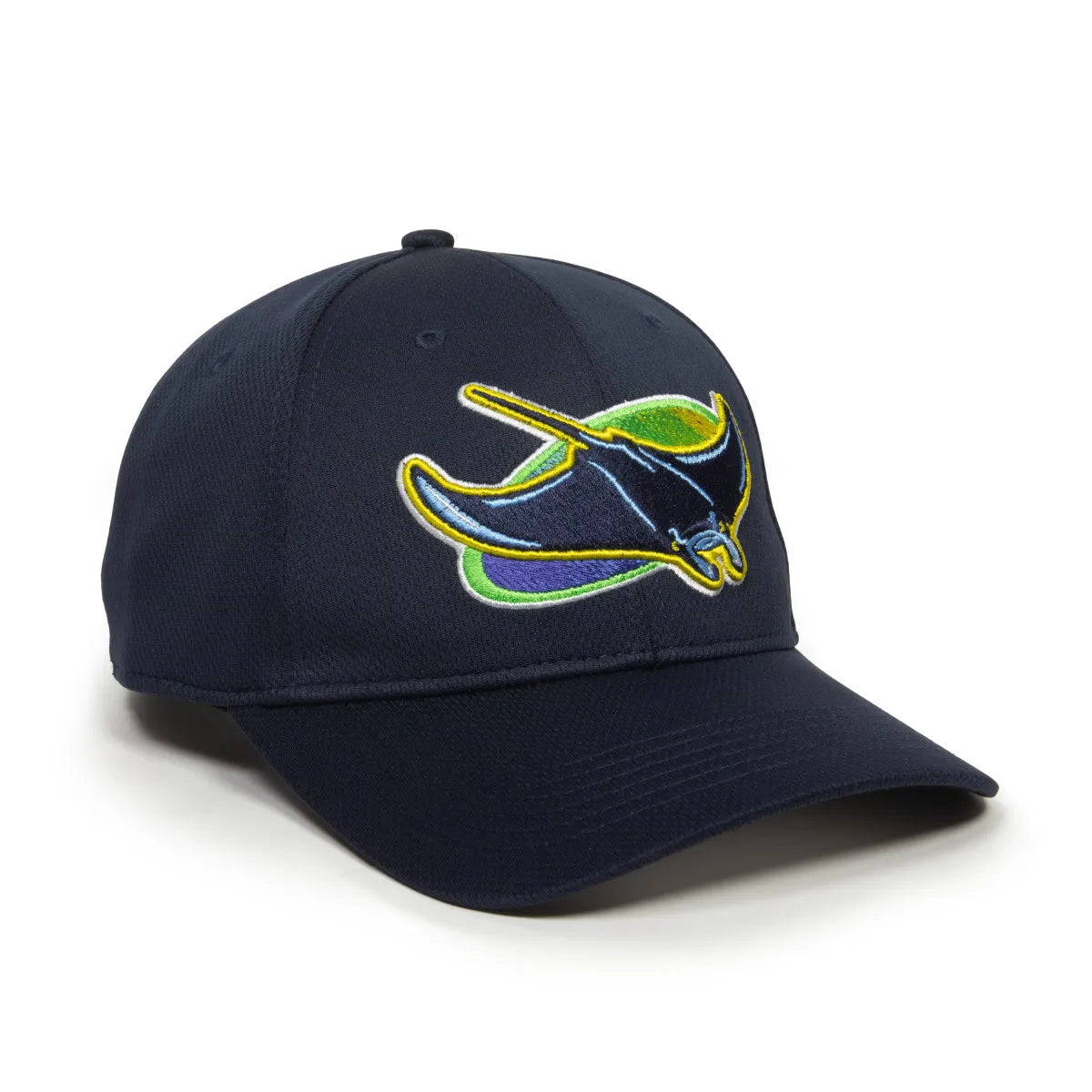 Outdoor Cap Tampa Bay Rays™ MLB® Replica Structured Solid Panel Hat MLB-350 Fan Gear MLB Tampa Bay Rays