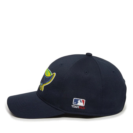 Outdoor Cap Tampa Bay Rays™ MLB® Replica Structured Solid Panel Hat MLB-350 Fan Gear MLB Tampa Bay Rays