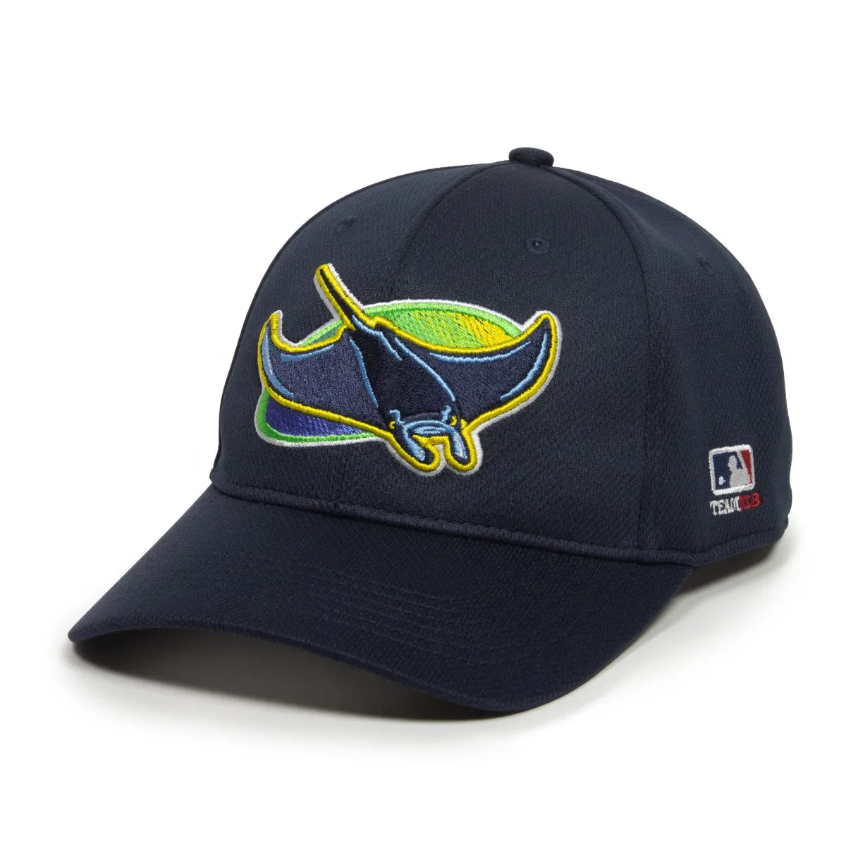 Outdoor Cap Tampa Bay Rays™ MLB® Replica Structured Solid Panel Hat MLB-350 Fan Gear MLB Tampa Bay Rays