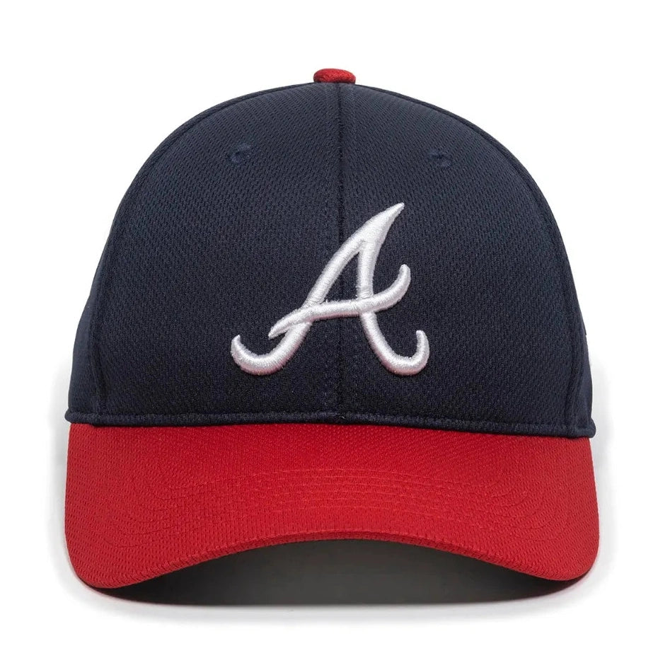 Outdoor Cap Atlanta Braves™ Official MLB® Replica Structured Solid Panel Hat (MLB-350)-3