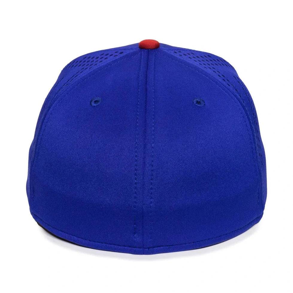 Outdoor Cap Chicago Cubs™ Official MLB® Replica Structured Solid Panel Hat (MLB-600)-2