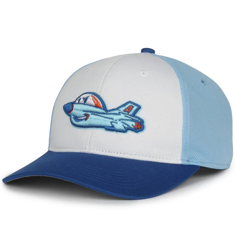 MIN-350-Aberdeen Ironbirds™ White/Light Blue/Royal 2AI Fan Gear MiLB Aberdeen Ironbirds
