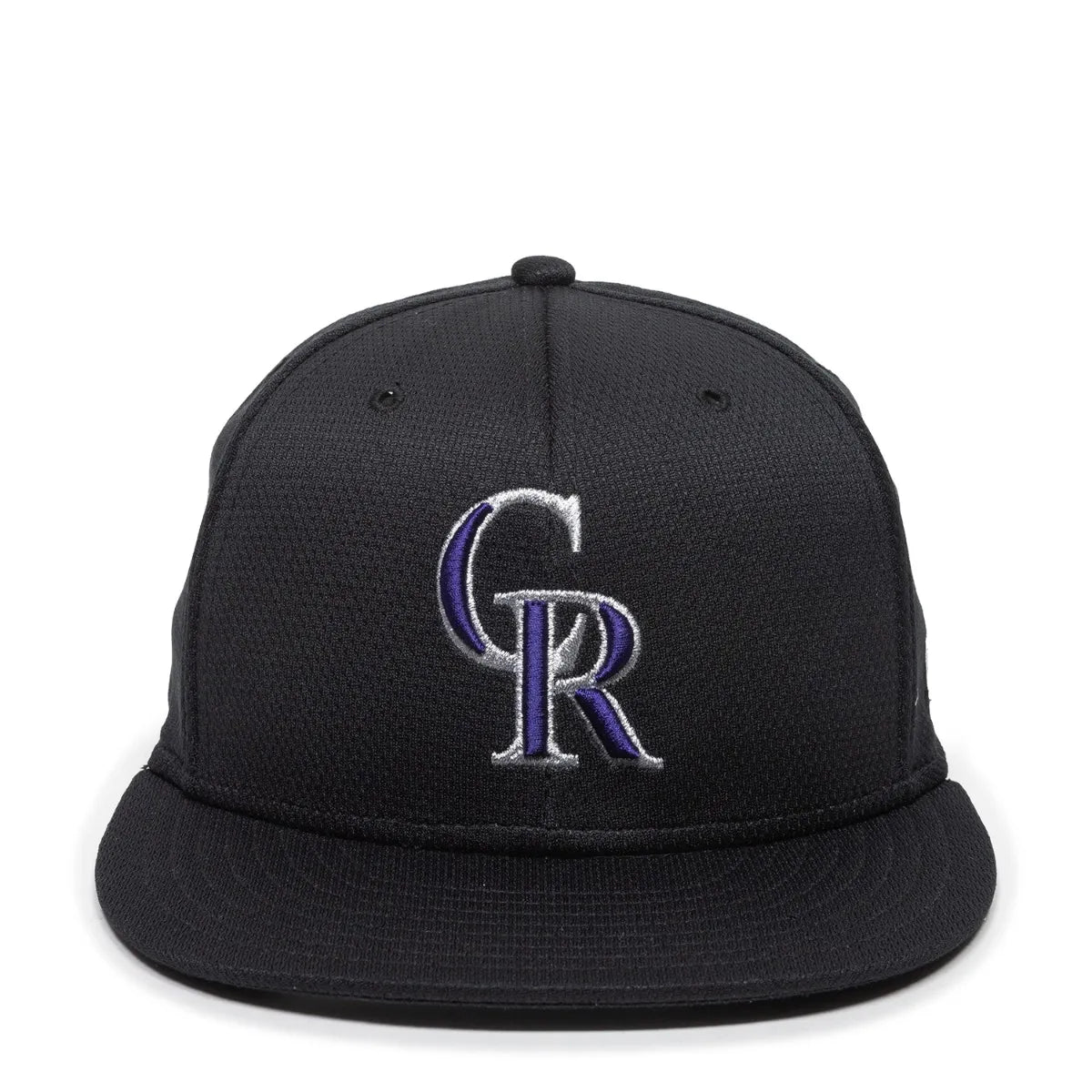 Outdoor Cap Colorado Rockies™ Official MLB® Replica Structured Solid Panel Hat (MLB-400)-3