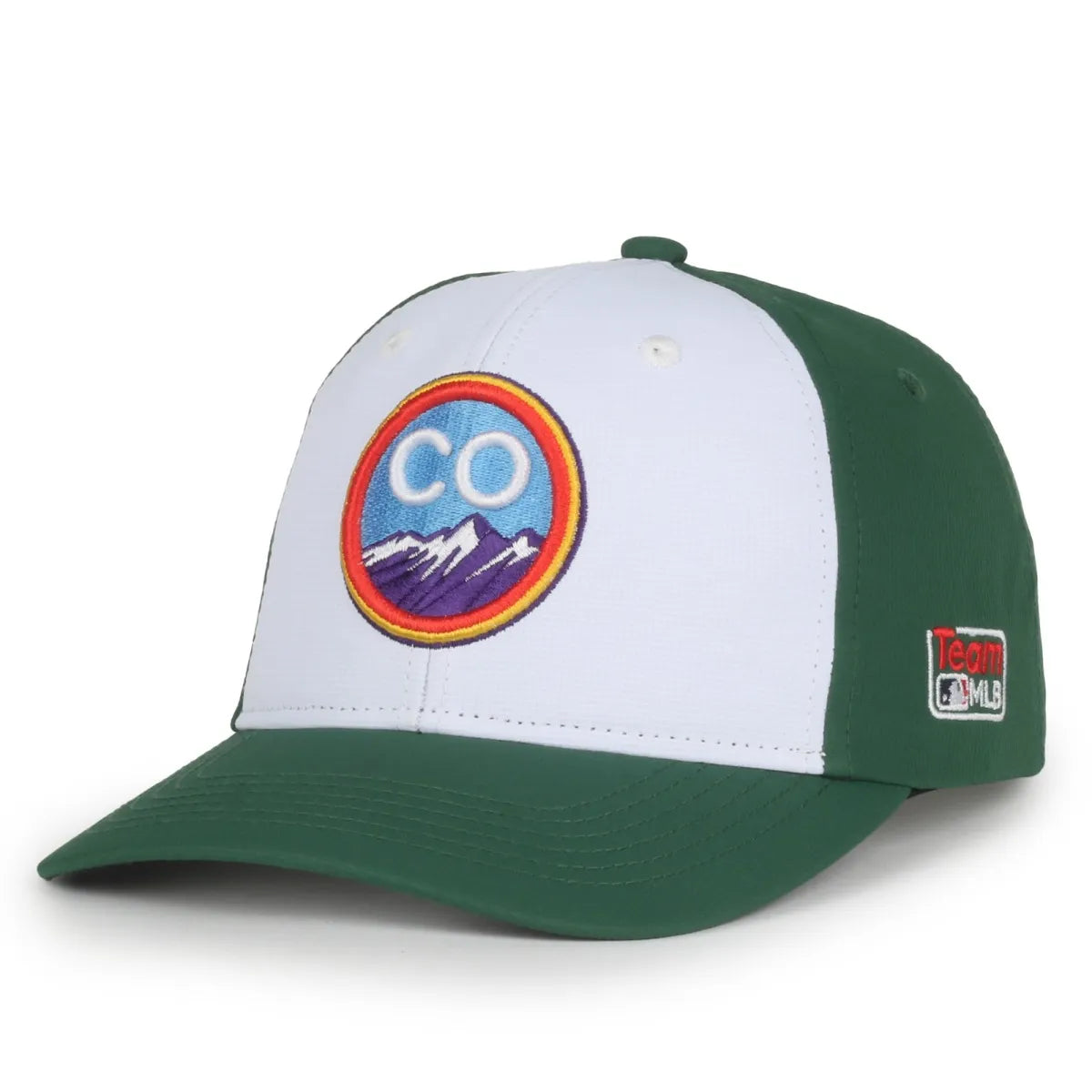 Outdoor Cap Colorado Rockies™ Official MLB® Replica Structured Solid Panel Hat (MLB-550cc)-8