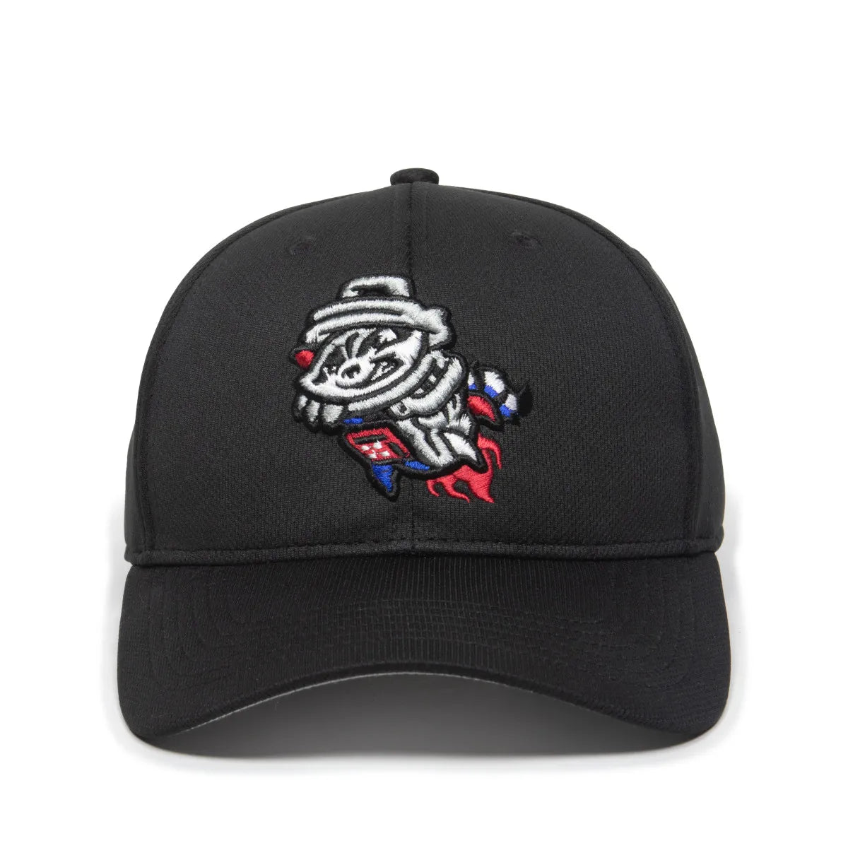 Outdoor Cap Rocket City Trash Pandas™ MiLB® Replica Structured Solid Panel Hat MIN-350 Fan Gear MiLB Rocket City Trash Pandas