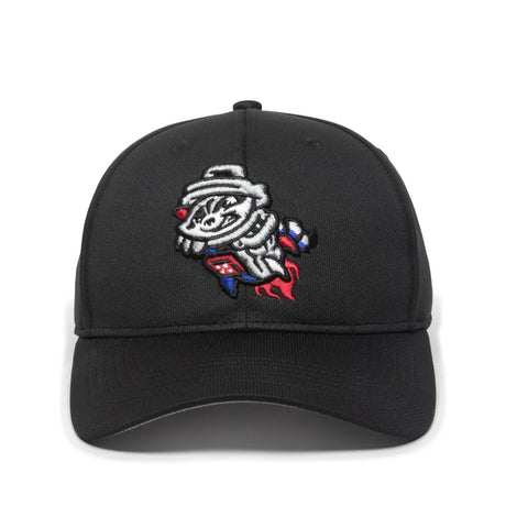 Outdoor Cap Rocket City Trash Pandas™ MiLB® Replica Structured Solid Panel Hat MIN-350 Fan Gear MiLB Rocket City Trash Pandas