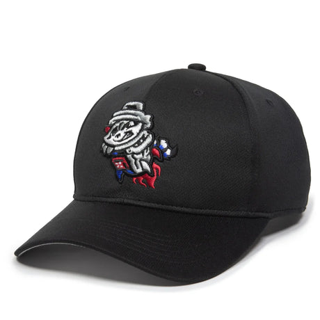 Outdoor Cap Rocket City Trash Pandas™ MiLB® Replica Structured Solid Panel Hat MIN-350 Fan Gear MiLB Rocket City Trash Pandas