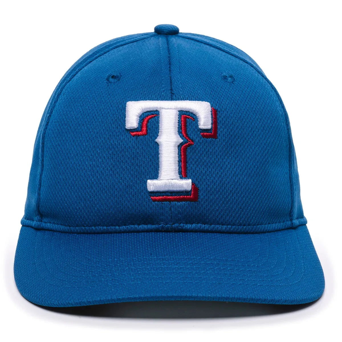 Outdoor Cap Texas Rangers™ MLB® Replica Structured Solid Panel Hat MLB-350 Fan Gear MLB Texas Rangers