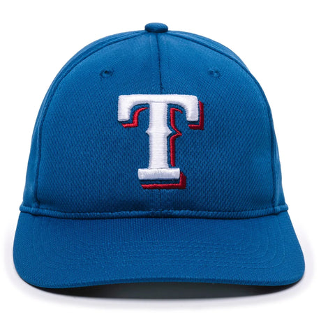 Outdoor Cap Texas Rangers™ MLB® Replica Structured Solid Panel Hat MLB-350 Fan Gear MLB Texas Rangers