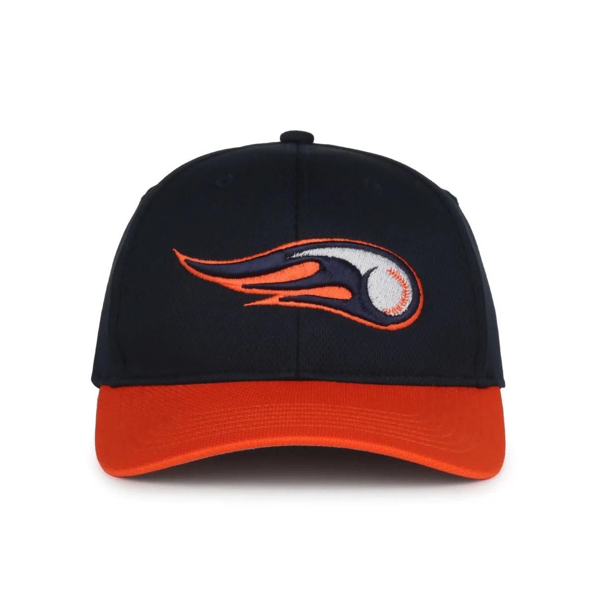 Outdoor Cap Bowling Green Hot Rods™ MiLB® Replica Structured Solid Panel Hat (MIN-350)-2