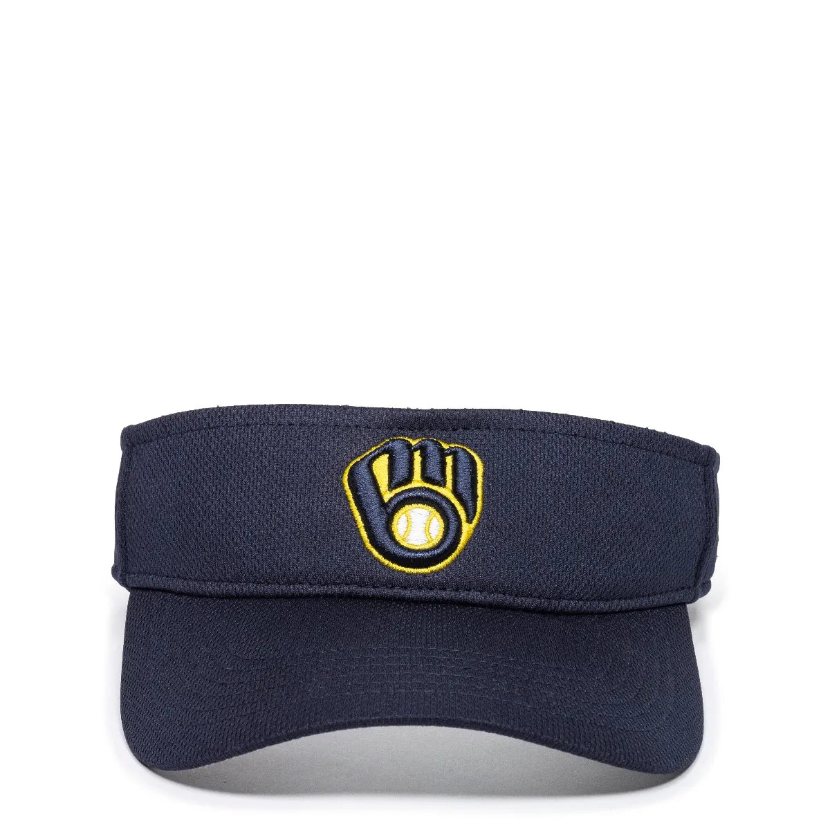 Outdoor Cap Milwaukee Brewers™ MLB® Replica MLB-185 Visor Fan Gear MLB Milwaukee Brewers