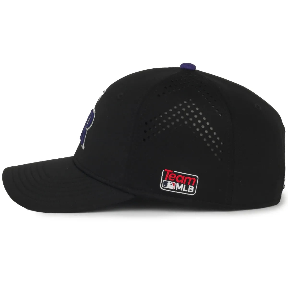 Outdoor Cap Colorado Rockies™ Official MLB® Replica Structured Solid Panel Hat (MLB-650)-7