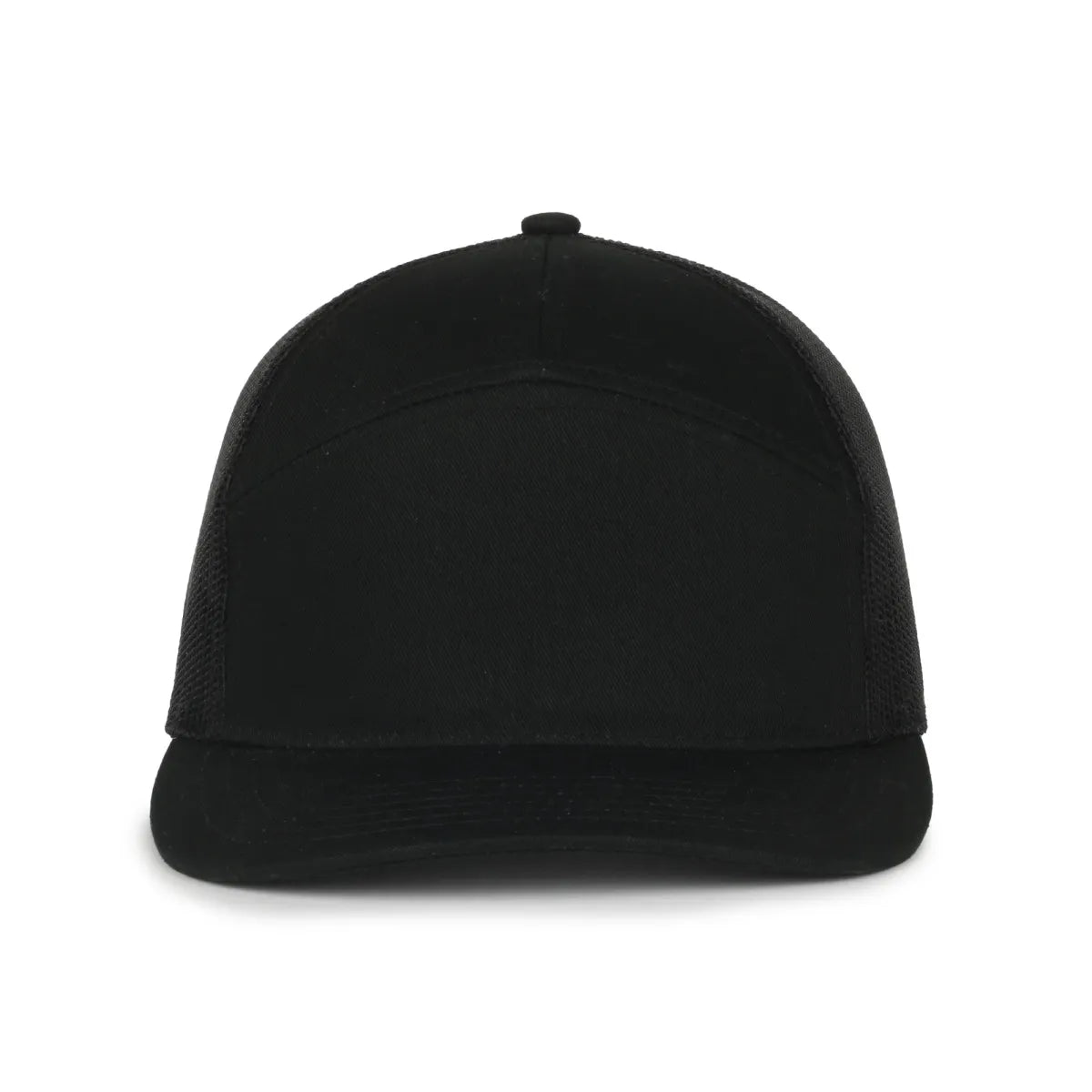 Outdoor Cap OC106 7-Panel Structured Trucker Hat Unisex Accessories Hats & Caps