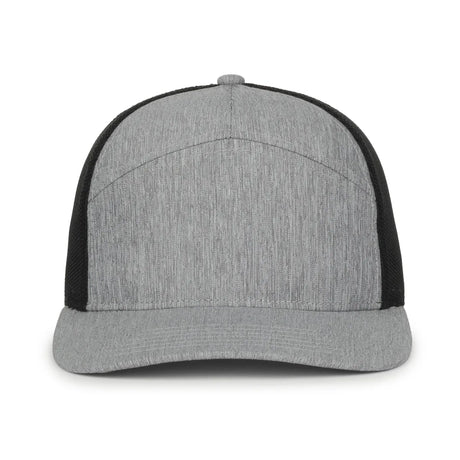 Outdoor Cap OC106 7-Panel Structured Trucker Hat Unisex Accessories Hats & Caps
