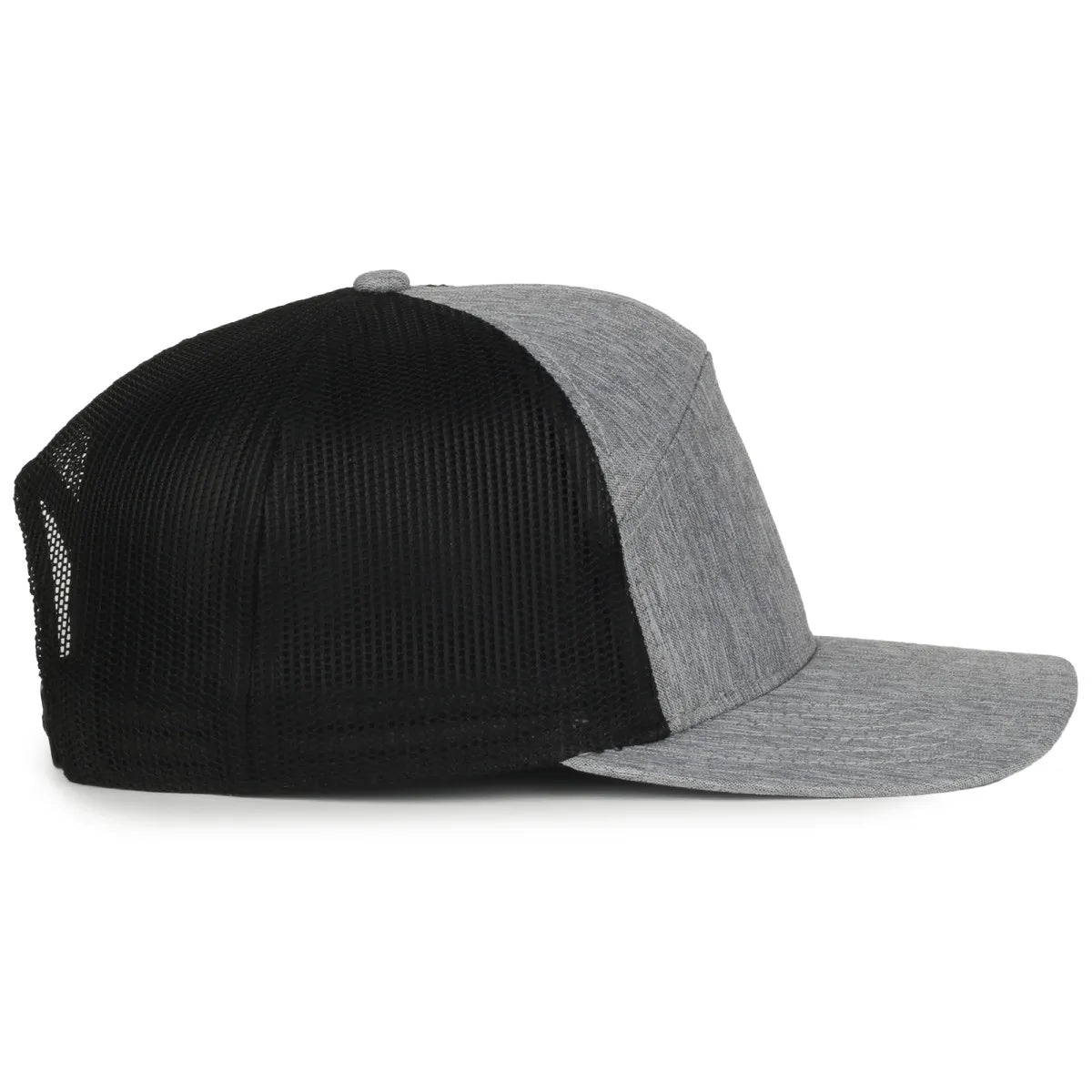 Outdoor Cap OC106 7-Panel Structured Trucker Hat Unisex Accessories Hats & Caps