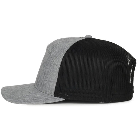 Outdoor Cap OC106 7-Panel Structured Trucker Hat Unisex Accessories Hats & Caps