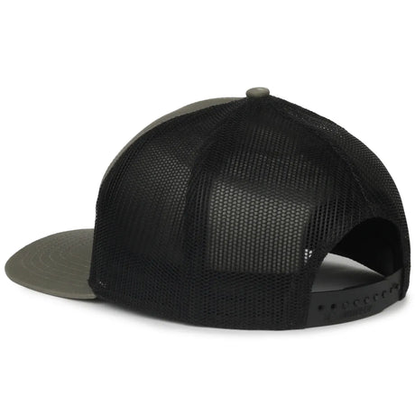 Outdoor Cap OC106 7-Panel Structured Trucker Hat Unisex Accessories Hats & Caps