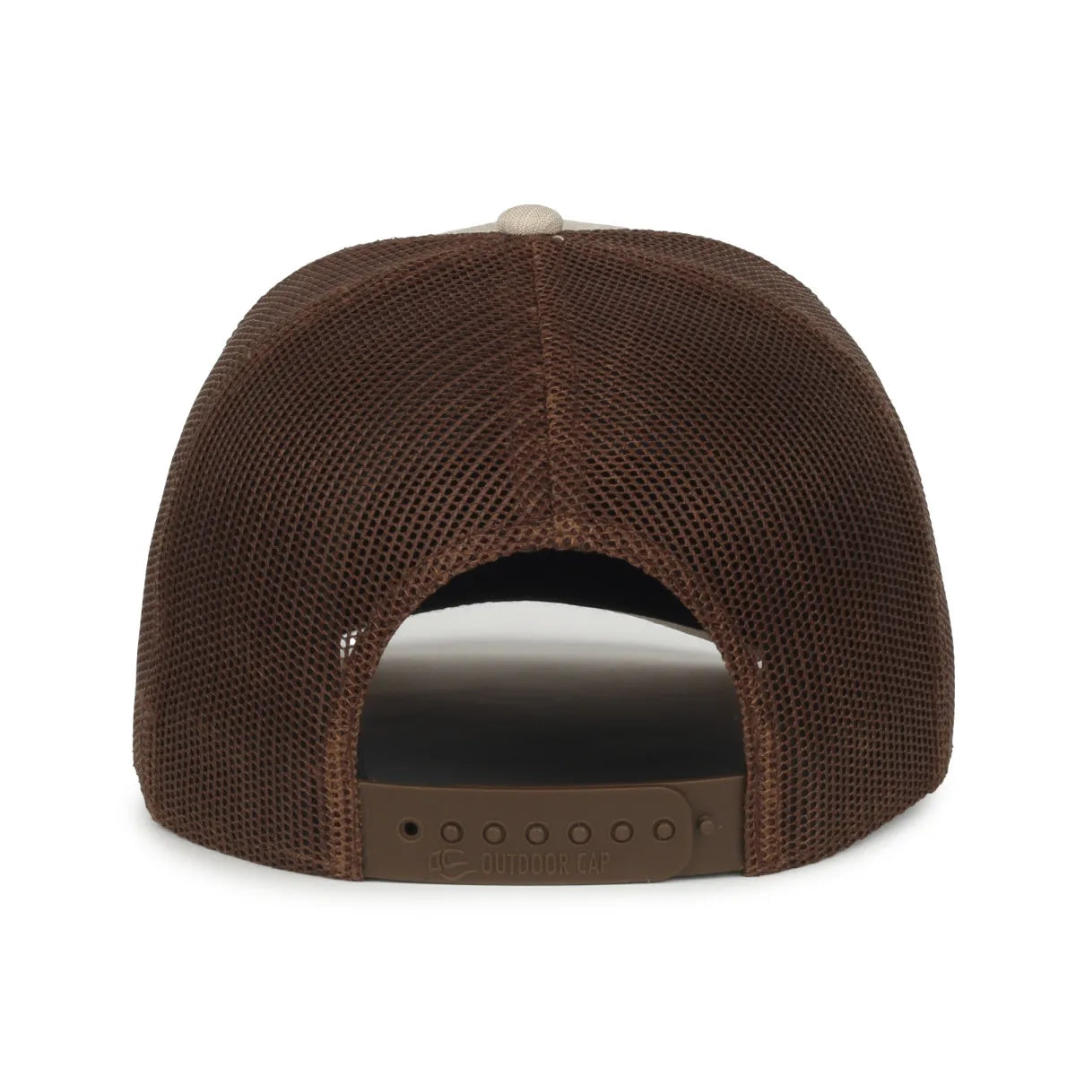 Outdoor Cap OC106 7-Panel Structured Trucker Hat Unisex Accessories Hats & Caps