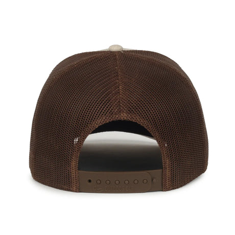 Outdoor Cap OC106 7-Panel Structured Trucker Hat Unisex Accessories Hats & Caps