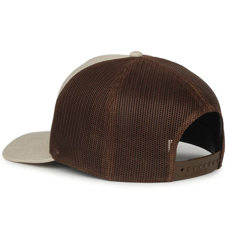 Outdoor Cap OC106 7-Panel Structured Trucker Hat Unisex Accessories Hats & Caps